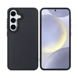 Rixus Mag Carbon With MagSafe For Samsung Galaxy S25 S931B Titanium Black - Image 2