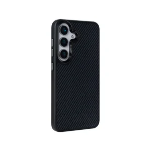 Rixus Mag Carbon With MagSafe For Samsung Galaxy S25 S931B Titanium Black - Image 3