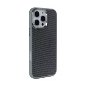 Rixus Mag Carbon With MagSafe For iPhone 16 Pro Max Titanium Grey - Image 3