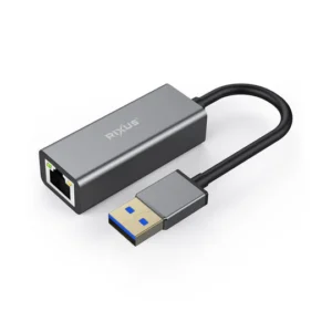 Rixus RXEA02 USB 3.0 Gigabit Network Card USB To RJ45 Connector Gray - Image 2