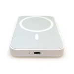 For iPhone 12, 13, 14, 15, 16, 17 Series Battery Pack Magnetic Charging 5W White.