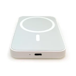For iPhone 12, 13, 14, 15, 16, 17 Series Battery Pack Magnetic Charging 5W White.