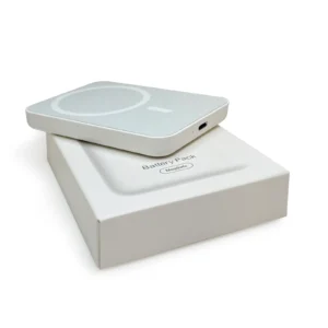 For iPhone 12, 13, 14, 15, 16, 17 Series Battery Pack Magnetic Charging 5W White - Image 3