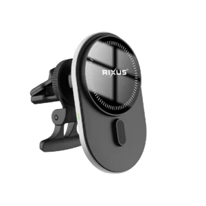 Rixus RXWC13 Wireless Car Charger MagSafe Compatibility 15W Space Gray