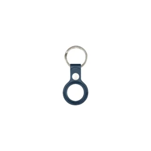 For Apple AirTag Leather Key Ring Baltic Blue (Compatible) - Image 2