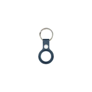 For Apple AirTag Leather Key Ring Baltic Blue (Compatible) - Image 3