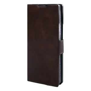 Rixus Wallet Case With Pen Holder For Samsung Galaxy Z Fold 7 Brown - Image 4