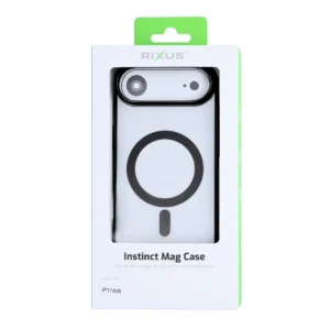 Premium Rixus Instinct Mag Case For iPhone 17 Air Black - Image 4