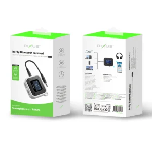 Rixus RXBT36 In-Fly Bluetooth Receiver White - Image 4