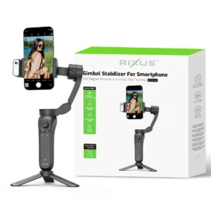 Rixus RXSF43 Smooth Steady Face Tracking For Vlog, Video, TikTok And Live Video - Image 5