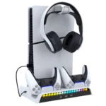 For PlayStation 5 SLIM Multifunctional Charging Dock Set PG-P5S006