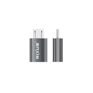 Rixus RXOTG05 Micro To USB-C OTG Adapter Space Gray (2-Pack) - Image 3