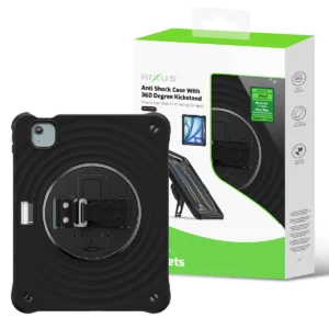 Rixus RXTC08 Anti Shock Case For iPad Air 13 (2024), iPad Pro 12.9 (2018, 2020, 2021, 2022) Black - Image 5