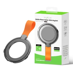 Rixus RXPH20BO Mobile Phone Holder With MagSafe Black + Orange - Image 5