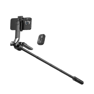 Rixus RXSF55 Phone Selfie Stick With AI Face Tracking Camera Black - Image 3