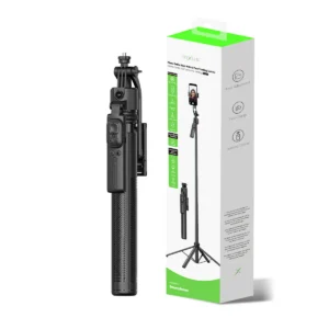 Rixus RXSF55 Phone Selfie Stick With AI Face Tracking Camera Black - Image 6
