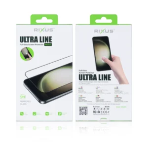 Rixus Clear HD Ultra Line Tempered Glass For Samsung Galaxy S25 Edge