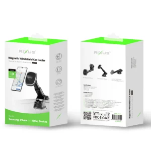 Rixus RXHM16 Magnetic Phone Mount Dashboard Car Phone Holder Black - Image 4