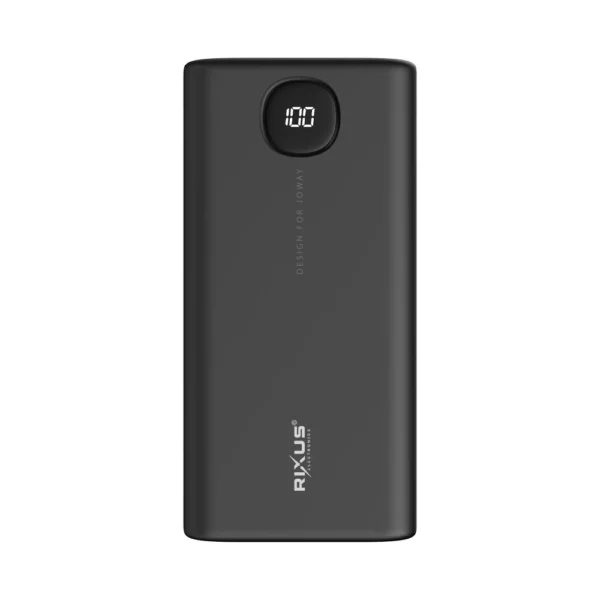 Rixus RXPB40 High Capacity Power Bank 40.000mAh Black