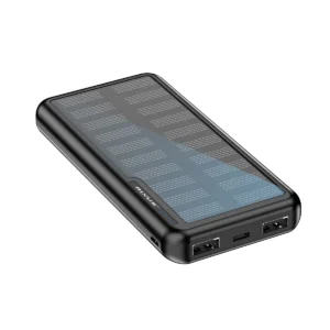 Rixus RXPB45 Solar Powerbank 10000 mAh Black - Image 2