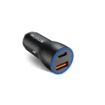 Rixus RXCC12 USB-C PD+QC3.0 Car Charger 38W Black