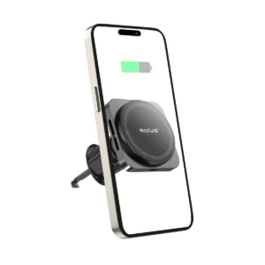 Rixus RXWC20 Wireless Car Charger for Magsafe Car Mount 15W Space Gray - Image 5