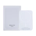 For iPhone 12, 13, 14, 15, 16, 17 Series Battery Pack Magnetic Charging 15W White
