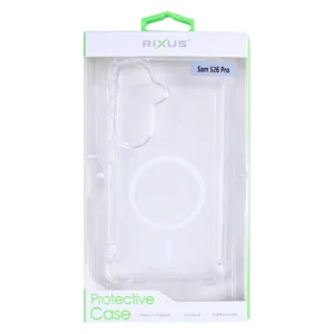 Rixus Anti-Burst Case With MagSafe For Samsung Galaxy S26 Transparent - Image 4