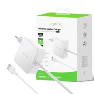 Rixus RXLC93 Universal Laptop Charger 100W 8 Connectors White - Image 5