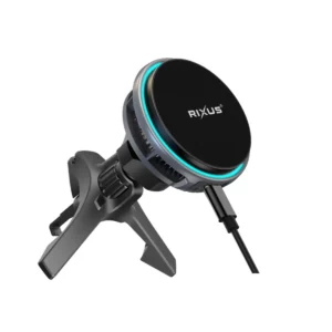Rixus RXWC21 MagSafe Car Mount Charger Ice Cooling Fit Black - Image 1