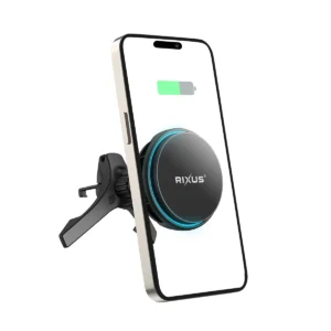 Rixus RXWC21 MagSafe Car Mount Charger Ice Cooling Fit Black - Image 5