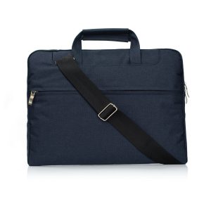 Laptop Sleeve Bag With Shoulder Strap 15, 16.2 inch Navy Blue - Image 2