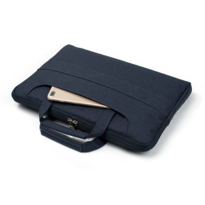Laptop Sleeve Bag With Shoulder Strap 15, 16.2 inch Navy Blue - Image 3